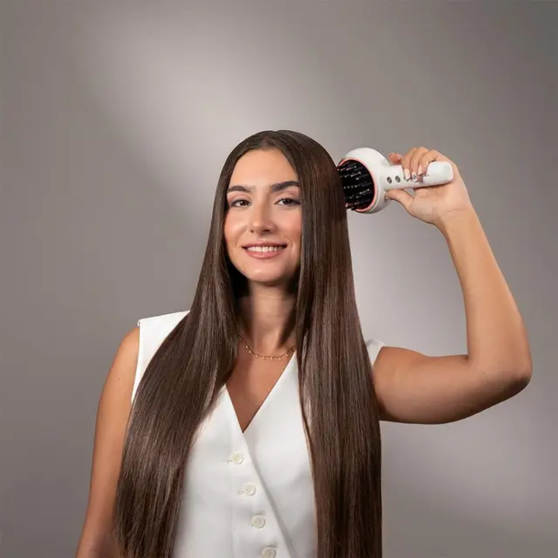 Escova Reparadora Cecotec Revitalize TotalCare | Iónico, Infravermelhos & 3 Temperaturas | Cabelo Brilhante e Sem Frizz 3