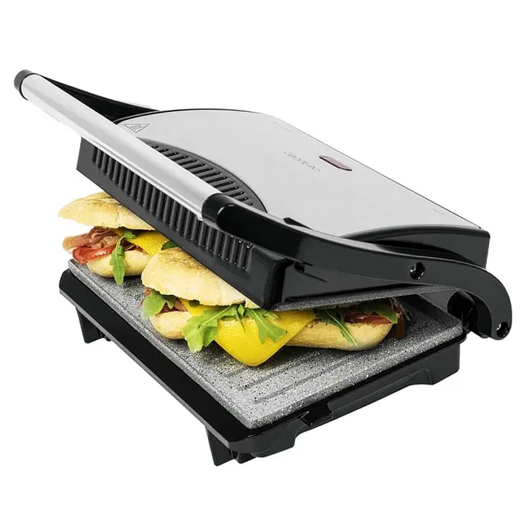 Grelhador Elétrico Cecotec Rock N' Grill 700W | Churrasco em Casa Sem Fumo | Prático e Facílimo de Limpar 2