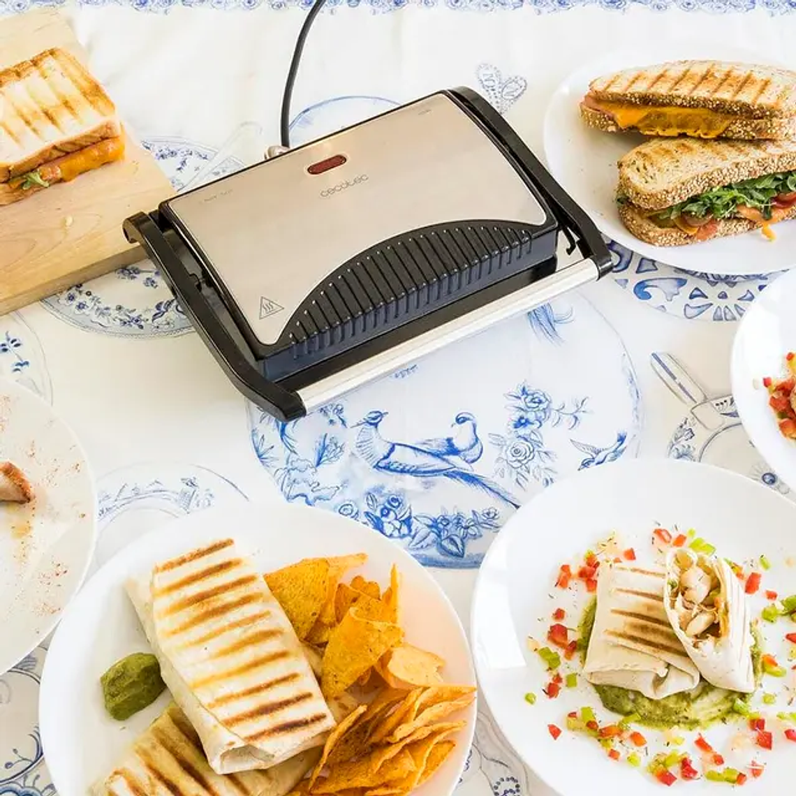 Grelhador Elétrico Cecotec Rock N' Grill 700W | Churrasco em Casa Sem Fumo | Prático e Facílimo de Limpar 3