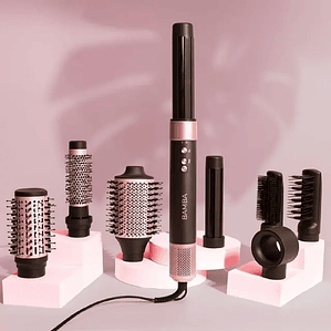 Kit Escova Secadora Profissional Cecotec AirGlisse 1200/1400W | 8 Acessórios | Secagem Rápida e Styling Iónico