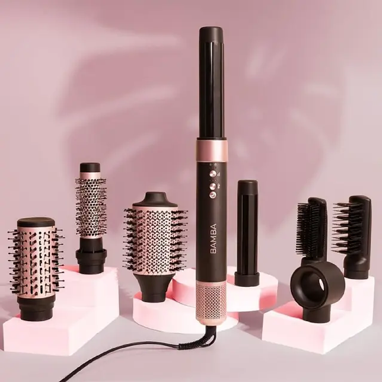 Cecotec AirGlisse Professional Hair Dryer Brush Kit 1200/1400W | 8 Accessories | Fast Drying and Ionic Styling 1