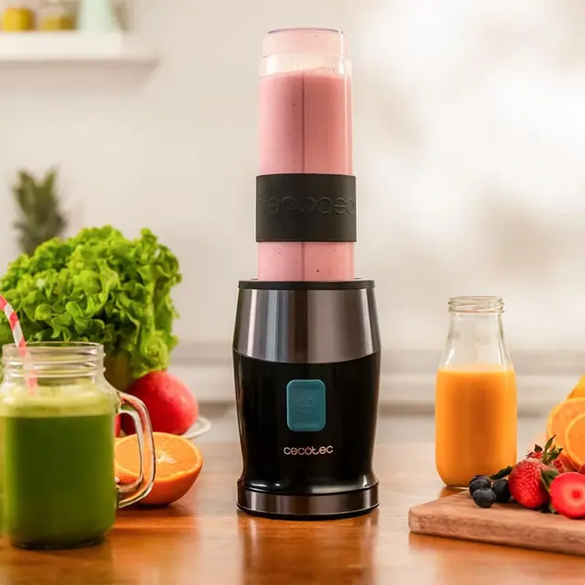 Batedora de Copo Cecotec PowerTitanium 900 ProGo | 900W Lâmina Titânio | Smoothies, Sopa & Proteína em 30s 5