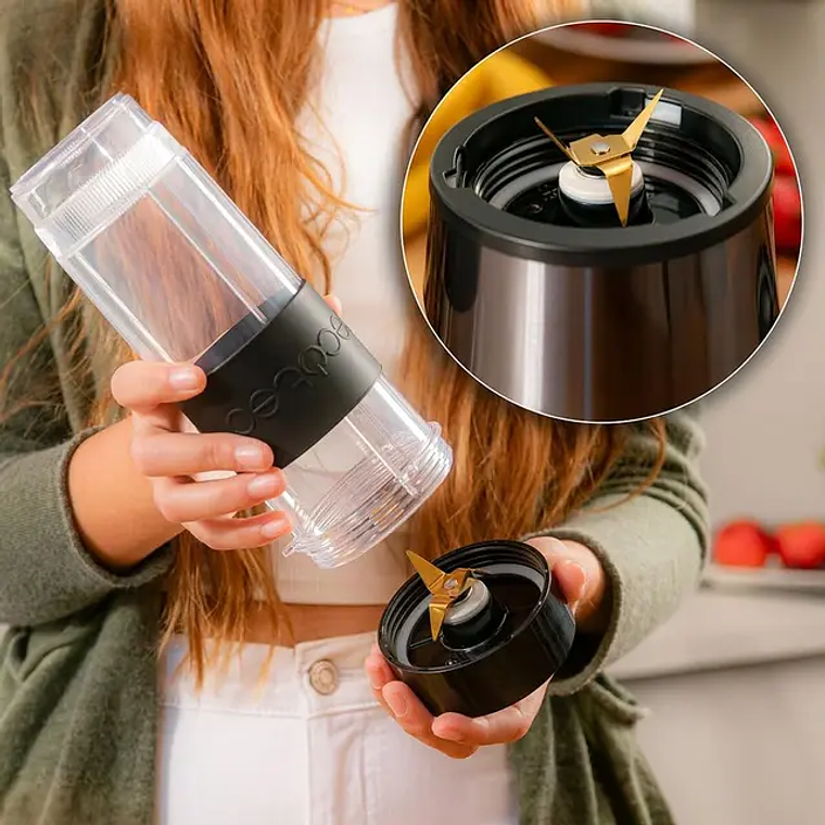 Batedora de Copo Cecotec PowerTitanium 900 ProGo | 900W Lâmina Titânio | Smoothies, Sopa & Proteína em 30s 4
