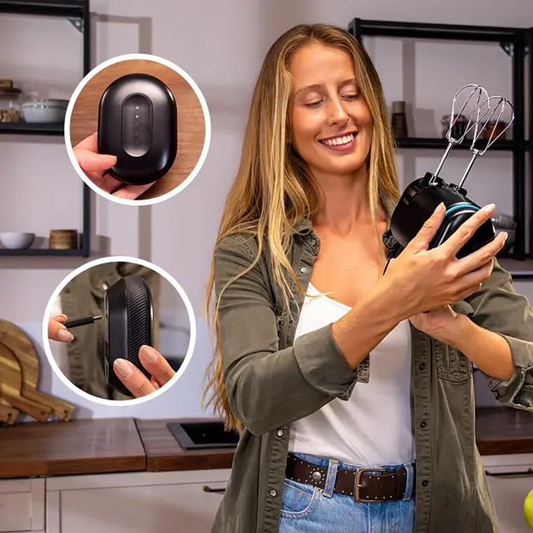 Batedora de Mão Cecotec BlendGo Pack 1800W | Kit com Acessórios | 8 Velocidades para Amassar, Bater e Triturar 9