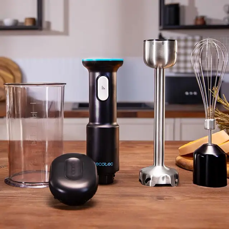 Batedora de Mão Cecotec 1800 W | Potência Profissional | Varas em Aço Inox e Copo Medidor Incluído 6