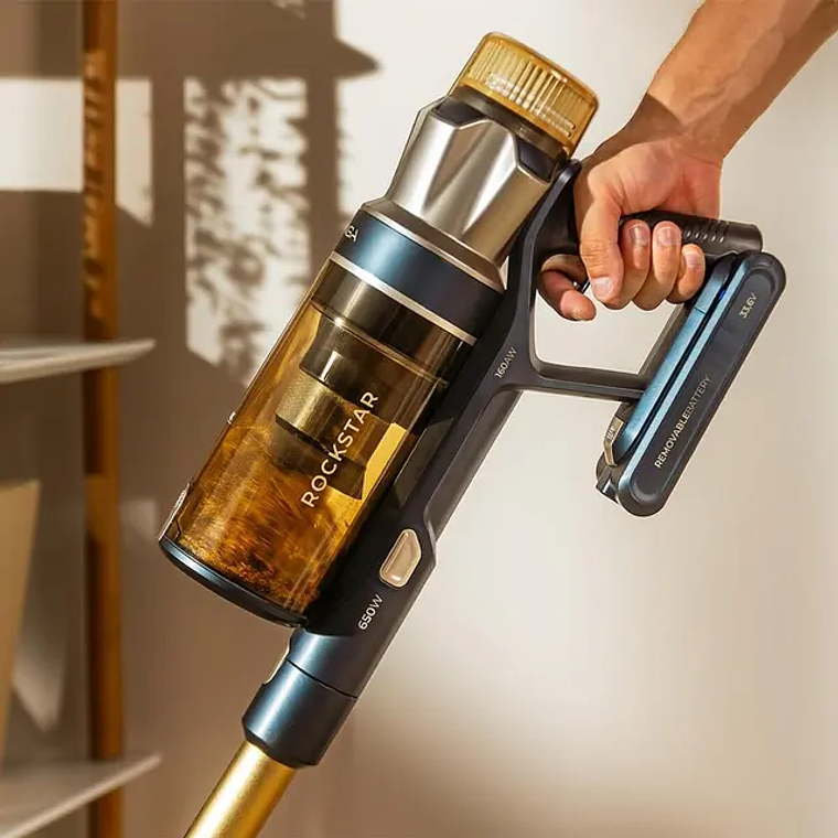 Aspirador Vertical Cecotec Rockstar RS90 Pet Flex 600W | LED, Tela, Potesão de 21kPa | Para Pêlos de Animais 4