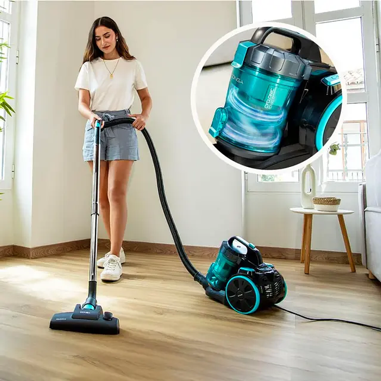 Aspirador de Água Cecotec Rockstar Cyclonic XL 890W | Filtro de Água 2.5L | Sistema de Limpeza a Úmido e a Seco 2