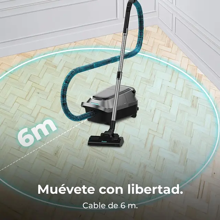 Aspirador com Saco Cecotec Powerbag 5000 ProStyle 800W | Filtro HEPA + Capacidade 5L | Higiene Máxima e Baixa Manutenção 6
