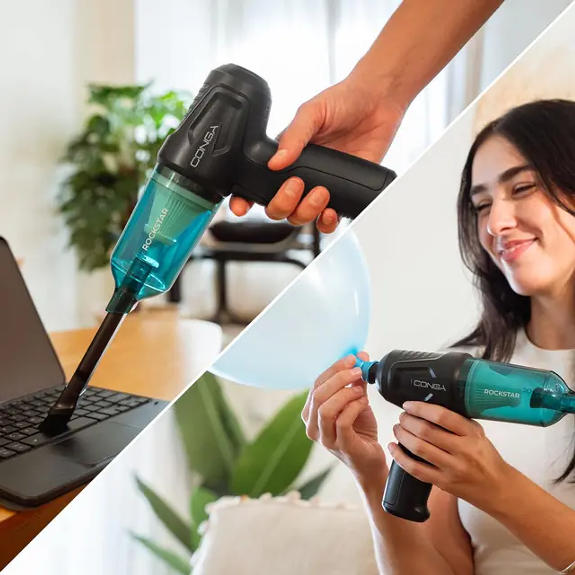 Aspirador de Mão Sem Fios Cecotec Rockstar Micro Hand 80W | Silencioso, 390g | Turbo para Teclados e Carro 9