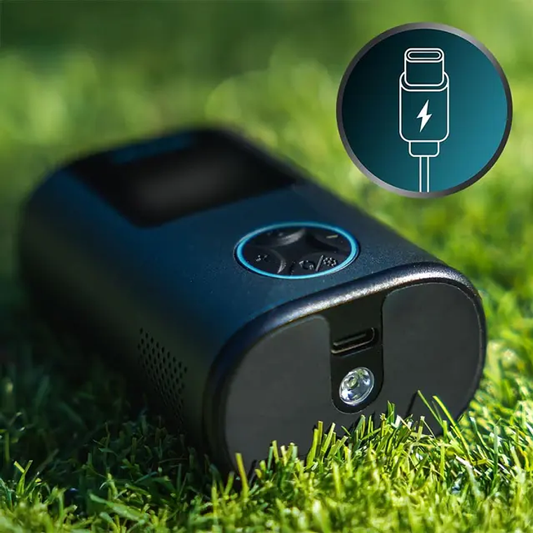 Compressor de Ar Portátil Cecotec Mini Air Max 120W | 150 PSI | Bateria 3.6V para Pneus e Bola 10