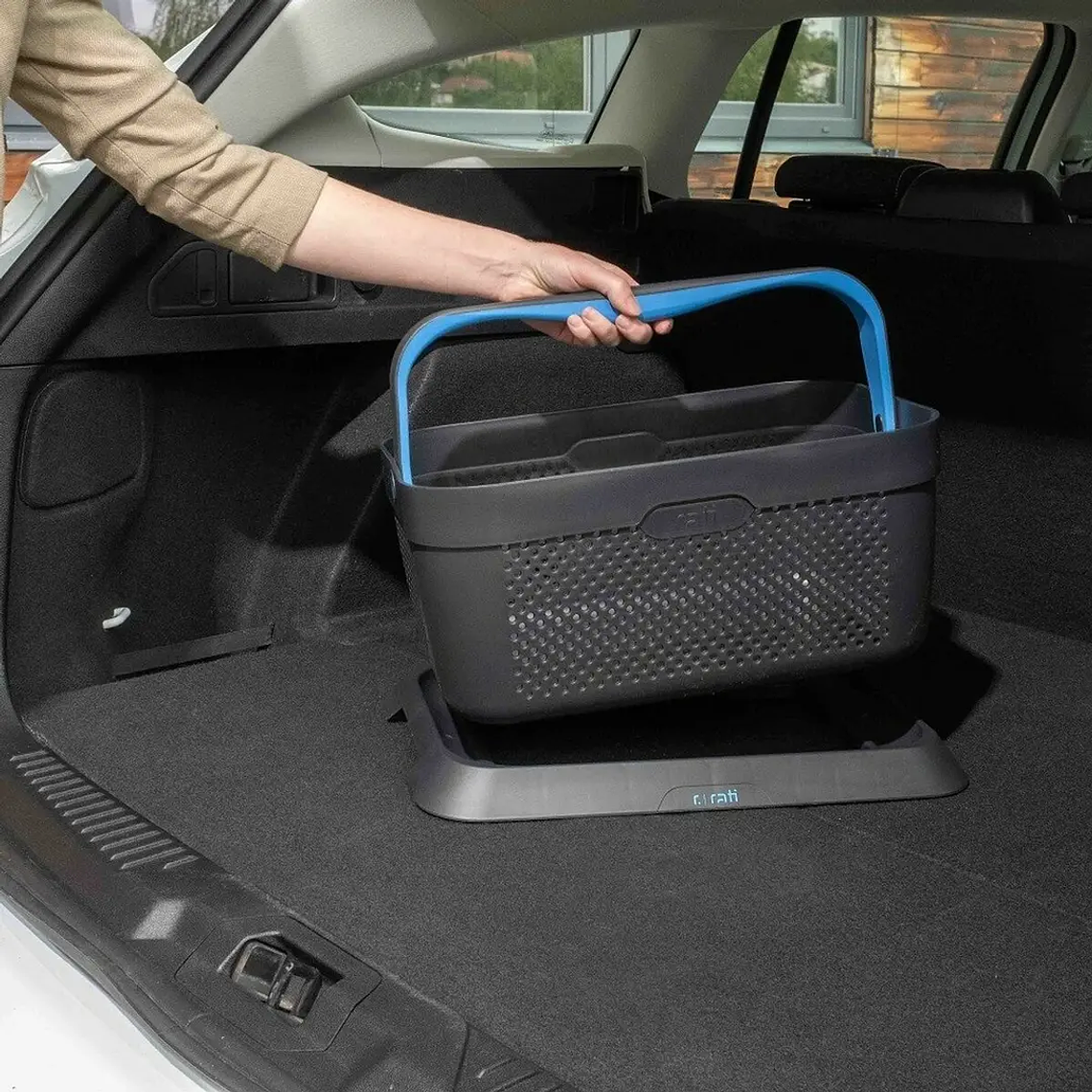 Armster V01762 Trunk Organizer Basket - Blue, Practical and Durable 4