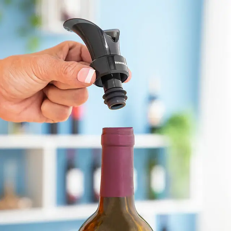 Tampa Dispensador Arejador de Vinho 2 em 1 Wintopp | Tampa Antigotejamento e Arejador | InnovaGoods 3