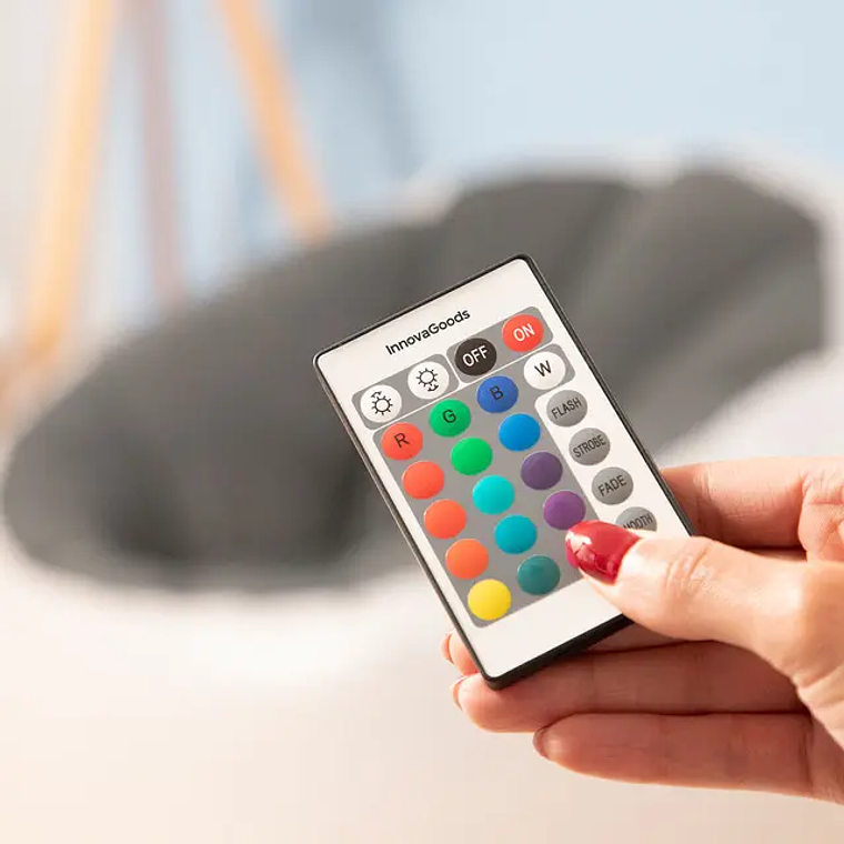 Poltrona Insuflável com LED Multicolor e Controlo Remoto Chight | Portátil e Resistente à Água IP67 | InnovaGoods 10