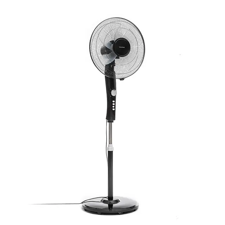 Ventilador de Pé InnovaGoods Breezinn 45W Preto | 3 Velocidades, Altura Ajustável e Temporizador 6