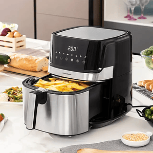 Fritadeira de Ar InnovaGoods Fryinn Pro 5500 | 5.5L, 1700W, Painel Digital | Cozinha Saudável