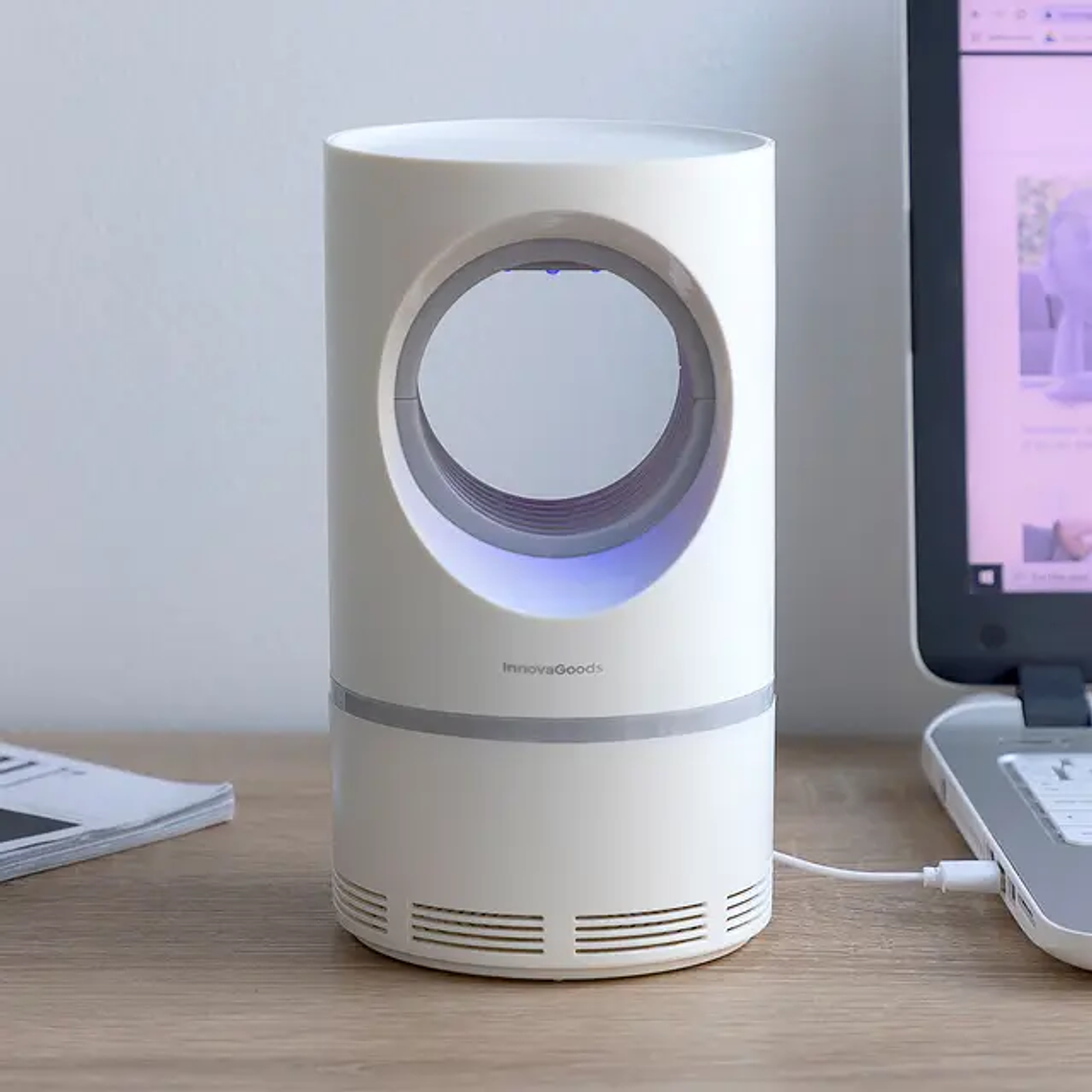 Kl Virvel Suction Mosquito Lamp | Silent Capture without Chemicals | InnovaGoods 4