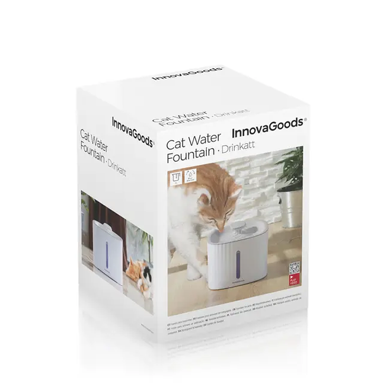 Fonte para Animais de Estimação Drinkatt InnovaGoods | 3 Modos de Fluxo, 3 Litros, Filtros Inclusos 12