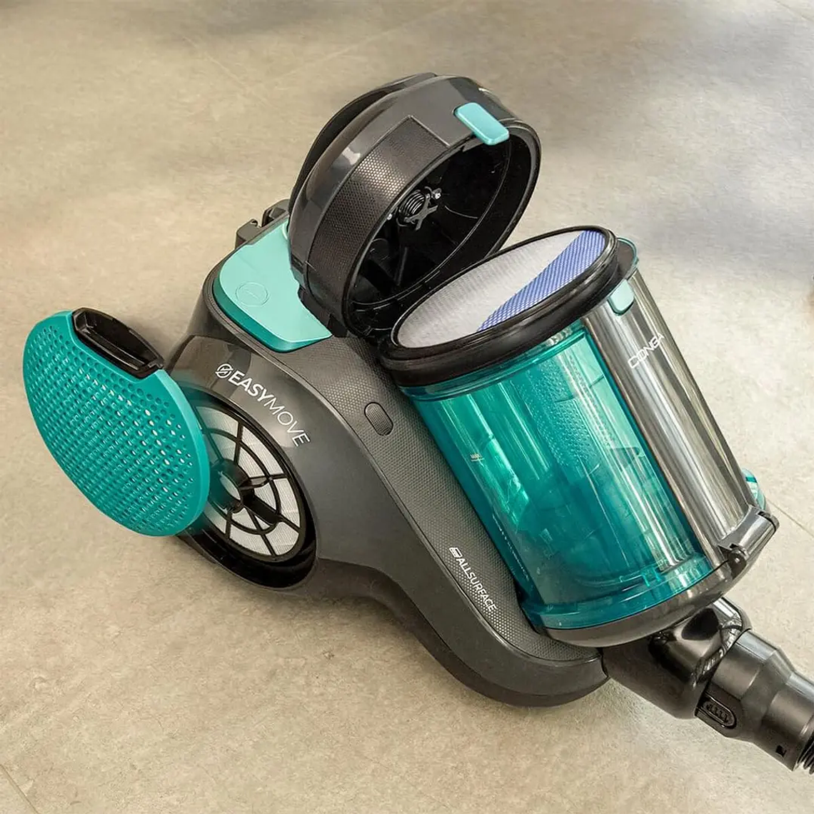 Aspirador Vertical Cecotec Conga Rockstar 900W - Ciclônico, HEPA, 20kPa, 2L, Preto/Cinzento 6