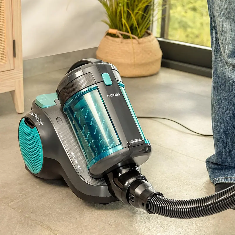 Aspirador Vertical Cecotec Conga Rockstar 900W - Ciclônico, HEPA, 20kPa, 2L, Preto/Cinzento 7