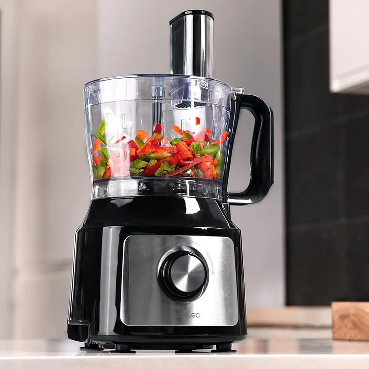 Robot de Cozinha Cecotec 1000 Max 1000W - 2 Litros, Aço Inoxidável, 9 Funções, Picadora, Eletrónico 2