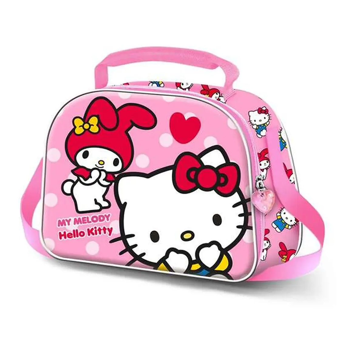 Hello Kitty Lunch Bag - Pink, 20x26x10 cm, for Children 3+ Years 1