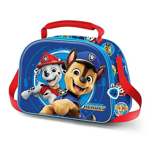 Bolsinha de Merenda The Paw Patrol - Cor Azul, 20x26x10 cm, para Crianças +3 Anos