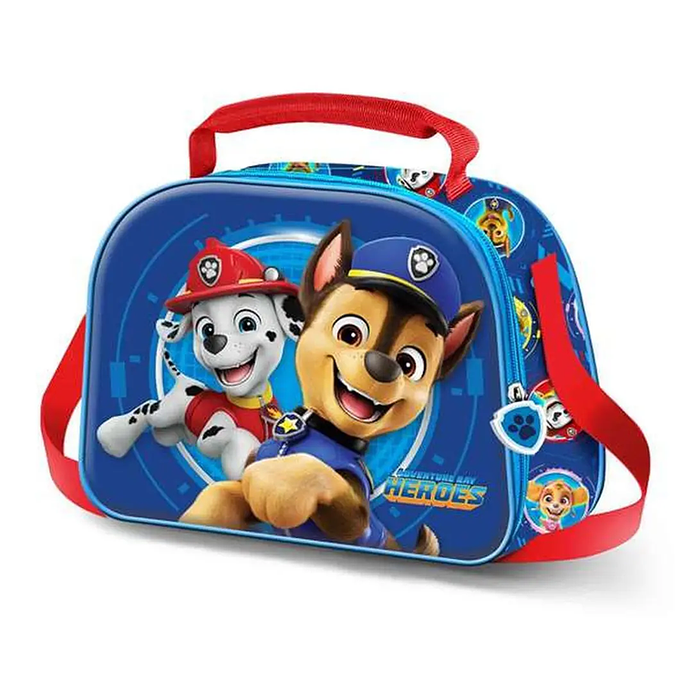 Bolsinha de Merenda The Paw Patrol - Cor Azul, 20x26x10 cm, para Crianças +3 Anos 1