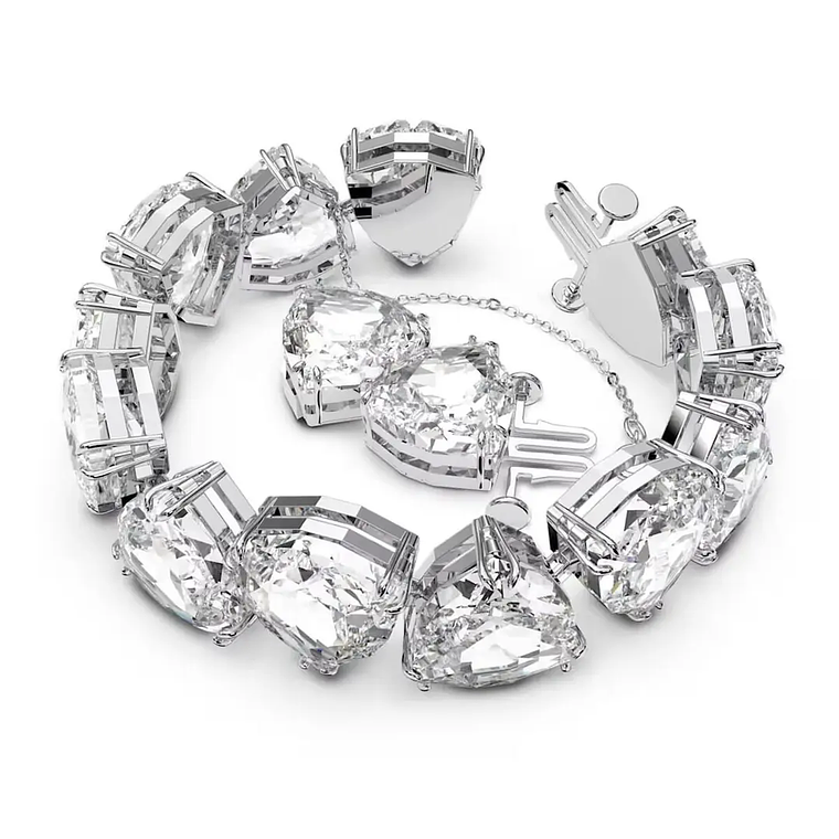 Bracelete Swarovski 5599194 - Cinzento, Aço Inoxidável, Fecho Click, Com Estojo, Para Mulher 1