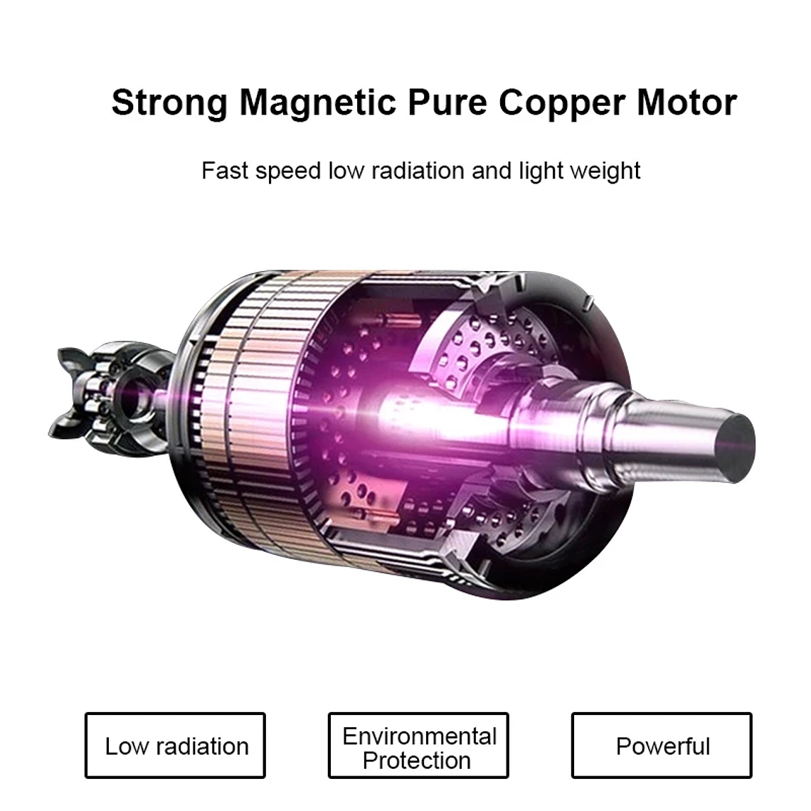 Secador de Cabelo Profissional 2200W Wsxtcun - Secagem Rápida, Tecnologia Iónica, 2 Velocidades/2 Temperaturas, Difusor Incluído, para Cabelo Brilhante e Saudável 4