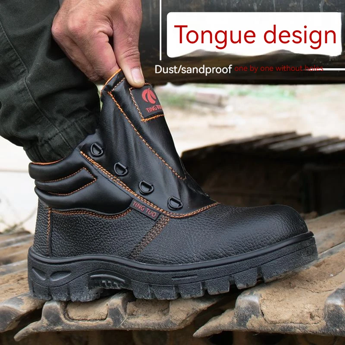 Botas de Segurança para Trabalho Homem LBXG210 - Anti-Esmagamento, Anti-Perfuração, Resistente ao Desgaste, Impermeável, para Construção, Indústria e Jardim 5