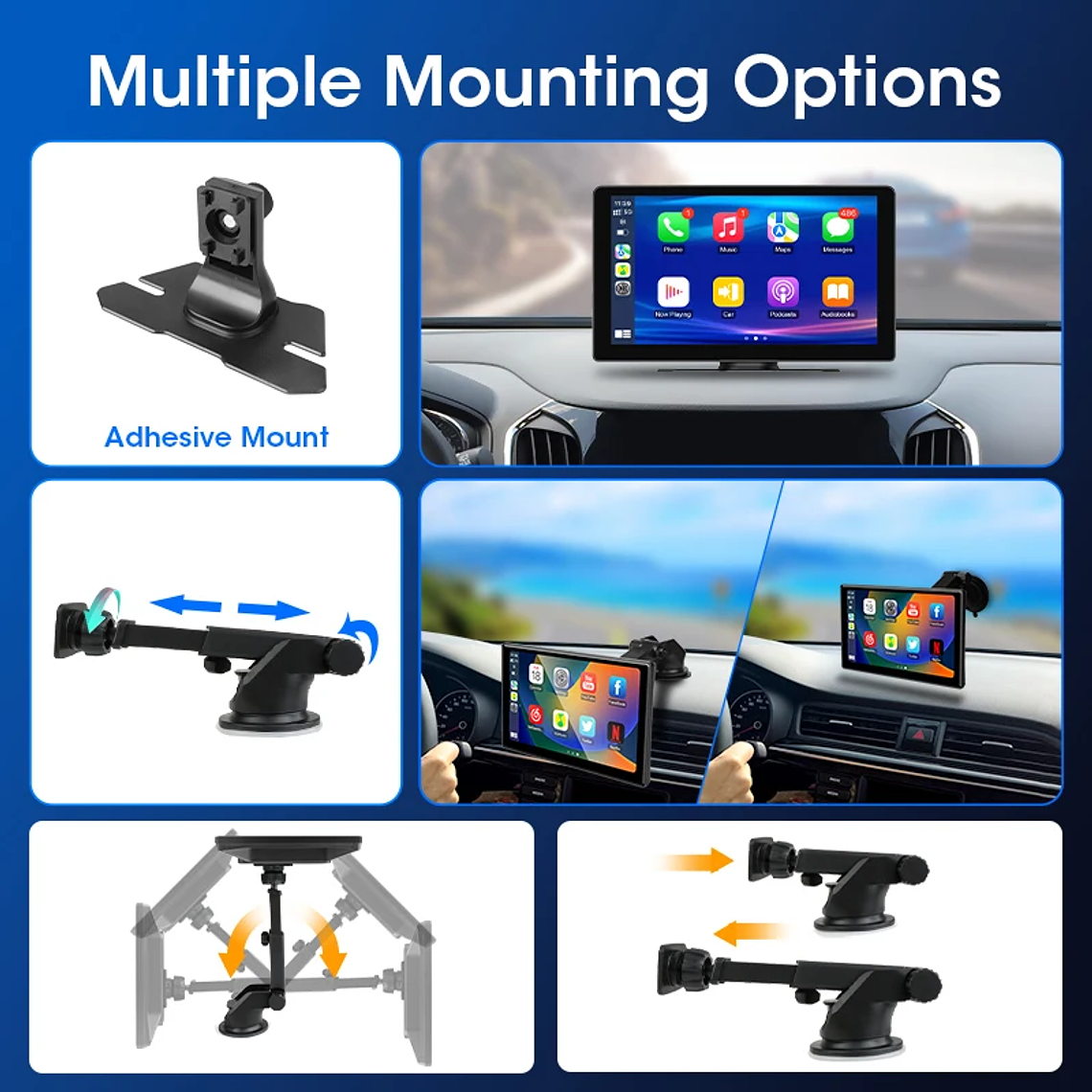 Ecrã Multimédia Carro 10