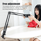 Suporte de Mesa para Tablet e Telemóvel Braço Longo 360° XMSJ - Suporte Articulado Ajustável para iPad, Smartphones 4-11