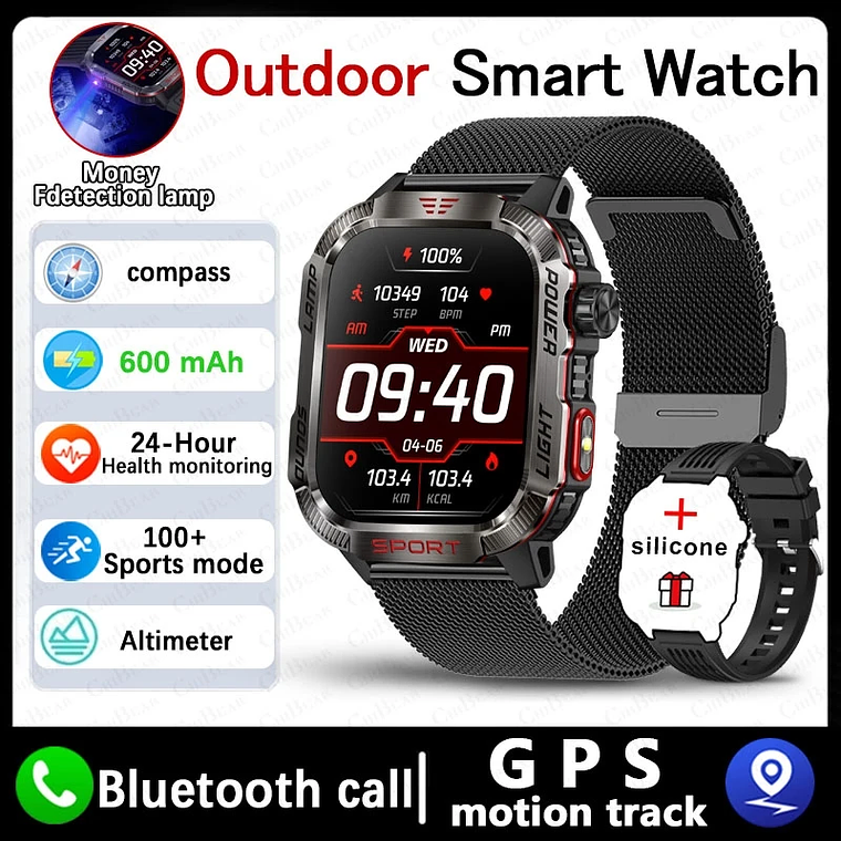Smartwatch Militar para Homem ChiBear - 2.01