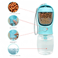 Portable Dog Cat Water Bottle with Storage Food and Water Container for Puppy Pets dogs Feeder Bowl Outdoor Travel Pet supplies - thumbnail 3