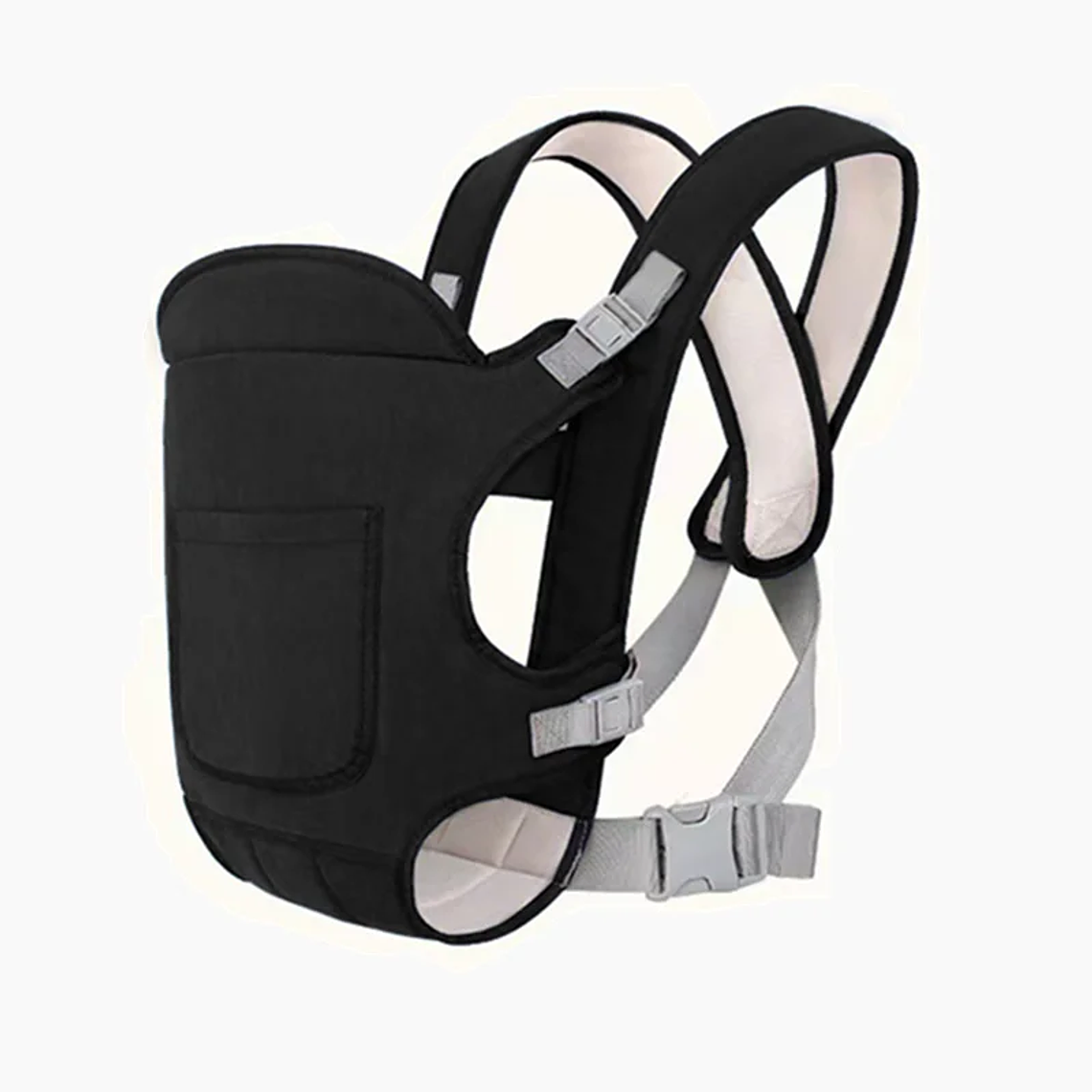 Canguru Ergonômico dajinbear - 4 Posições (Frente, Costas, Horizontal e Frente para o Mundo), Ajustável, para Bebês 0-15kg, Conforto para Todas as Estações 1