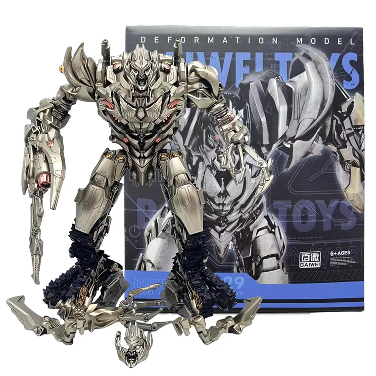Megatank Galvatron Action Figure TW1029 - Robô Transformable de Coleção, Modelo de Anime com 2 Modos (Tanque/Robô), Presente para Fãs e Crianças 7