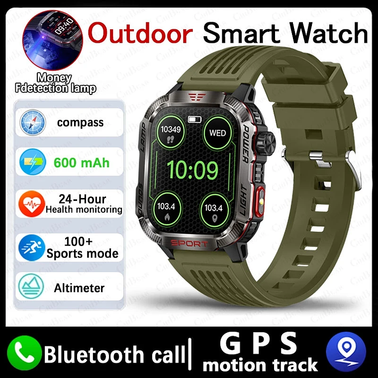 Smartwatch Militar para Homem ChiBear - 2.01