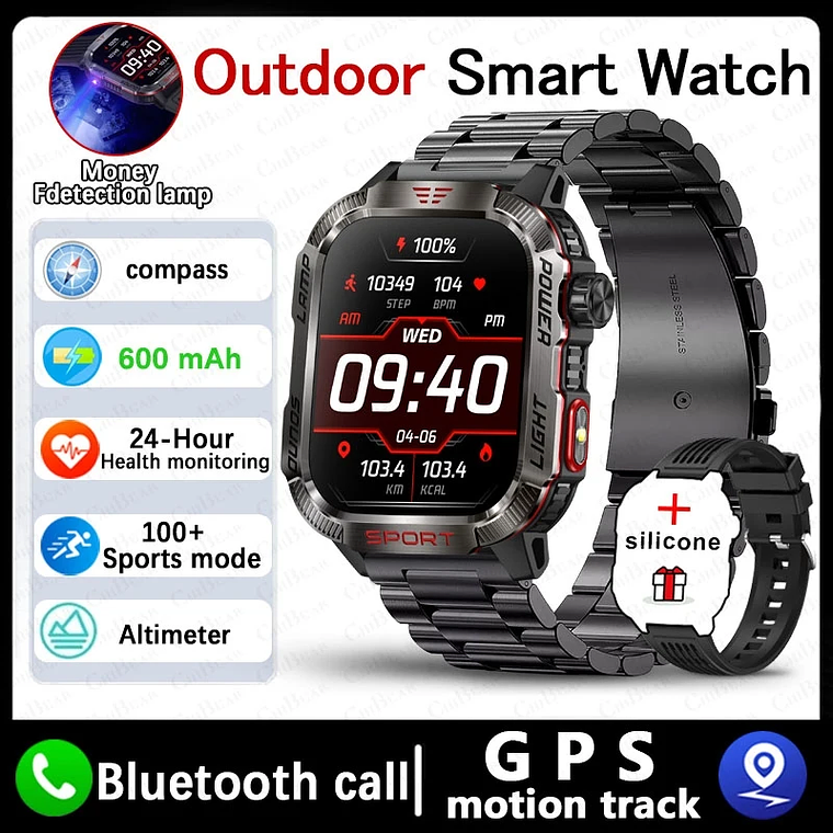 Smartwatch Militar para Homem ChiBear - 2.01