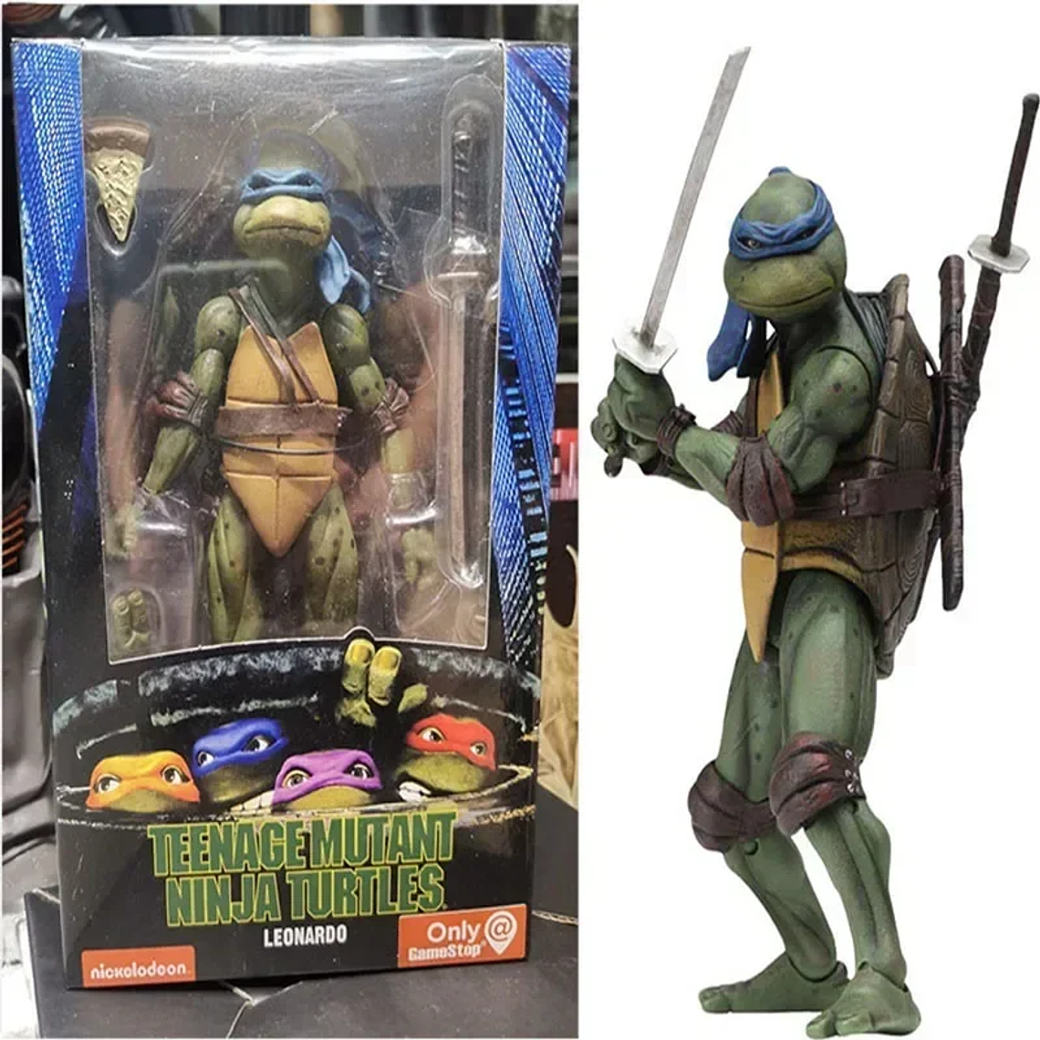 Figura de Ação NECA Tartarugas Ninja - Edição Limitada do Filme de 1990, 15cm, Articulada, Colecionável, Presente para Fãs 5