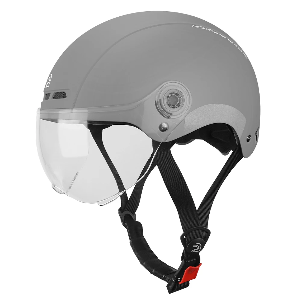 Capacete de Ciclismo PEMILA com Óculos Integrado e Proteção Auditiva - Capacete MTB, Estrada e E-Bike, Aba Retrátil, Ventilação, Refletivo, para Adultos 10