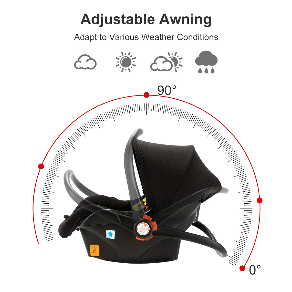 Magic ZC 588 3-in-1 Baby Stroller - Lightweight, Multifunctional, with Reversible Seat and Bassinet Mode - Ideal for Newborns up to 20kg 8