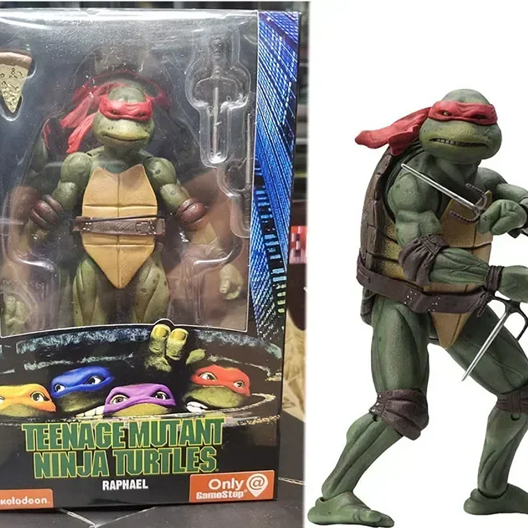 Figura de Ação NECA Tartarugas Ninja - Edição Limitada do Filme de 1990, 15cm, Articulada, Colecionável, Presente para Fãs 7