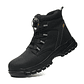 Men's Waterproof Safety Boots with Steel Toe Cap - Anti-Crush, Anti-Puncture, Lightweight and Comfortable for Work and Motorcycling - thumbnail 10