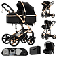 Magic ZC 588 3-in-1 Baby Stroller - Lightweight, Multifunctional, with Reversible Seat and Bassinet Mode - Ideal for Newborns up to 20kg - thumbnail 9