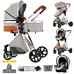Magic ZC 588 3-in-1 Baby Stroller - Lightweight, Multifunctional, with Reversible Seat and Bassinet Mode - Ideal for Newborns up to 20kg - thumbnail 10