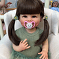 NPK 55CM Full Body Soft Silicone Reborn Toddler Doll Raya Lifelike Soft Touch High Quality Doll Gifts for Children - Thumbnail 3