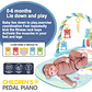 Baby Fitness Stand Music Play Gym Activity Toys Newborn Piano Crawling Blanket Pedal Game Pad Early Education 0-36 Months Gifts - Thumbnail 4