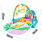 Baby Fitness Stand Music Play Gym Activity Toys Newborn Piano Crawling Blanket Pedal Game Pad Early Education 0-36 Months Gifts - Thumbnail 6