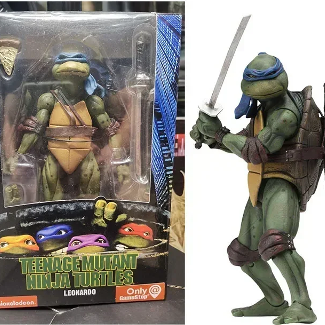 Figura de Ação NECA Tartarugas Ninja - Edição Limitada do Filme de 1990, 15cm, Articulada, Colecionável, Presente para Fãs 11