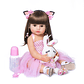 Boneca Reborn Baby Girl 50cm - Corpo Inteiro em Silicone Macio, Rosto Doce e Popular, Cabelo Realista, Presente de Natal e Aniversário de Alta Qualidade - Thumbnail 12